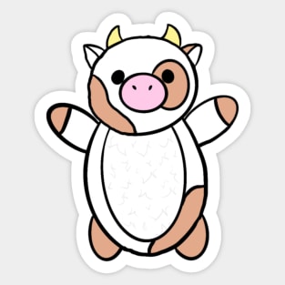 drella cow squish stuffie moo moo hugs Sticker